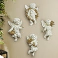 thumbnail image 4 of 3D European Cherub Harvest Wall Statues Sculptures Angel Living Room Coffee Shop Restaurant Figurine Religious Gift, 4 of 6