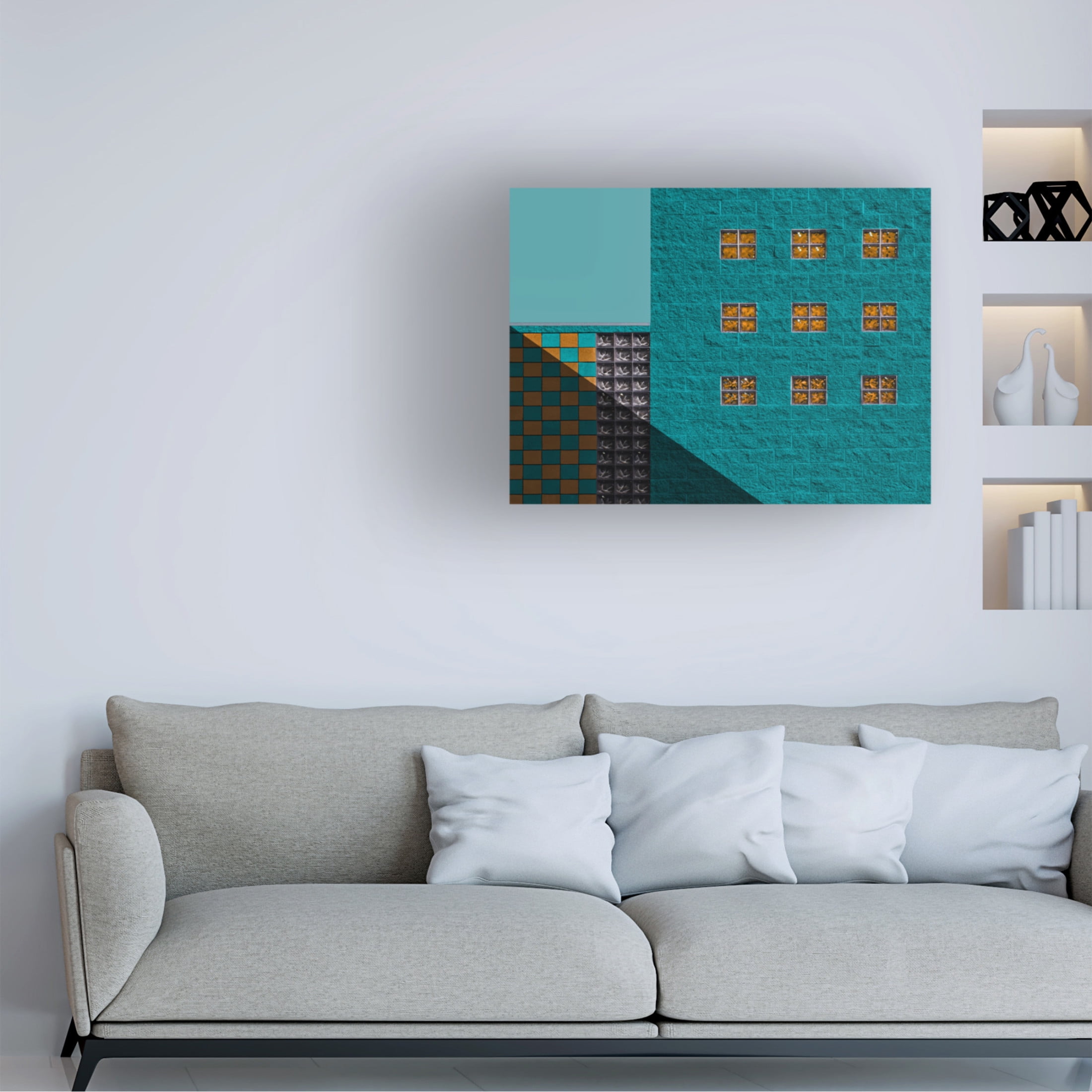 Canvas Wall Art - Roxana Labagnara 'Po Box' Wall Art for Living Room, Bedroom, or Office Décor by Trademark Fine Art - 24 x 18 Inches