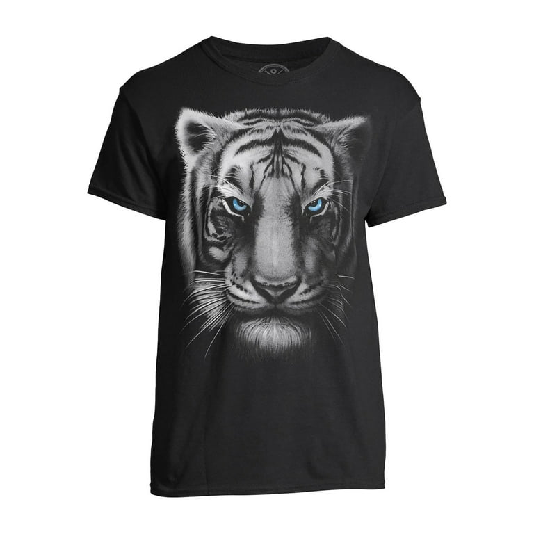 White Tiger Men's and Big Men's Graphic T-shirt 
