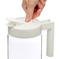 thumbnail image 4 of Amazing Abby - Skinny - Tritan Pitcher (64 oz), Unbreakable Plastic Water Pitcher with Lid, BPA-Free, Heat-Resistant, Dishwasher-Safe, Great for Both Iced and Hot Drinks, Indoors and Outdoors, White, 4 of 7