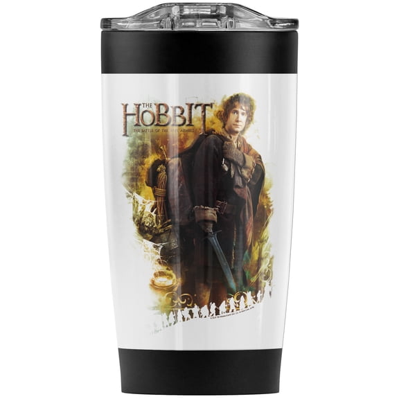 The Hobbit/Bilbo Sword Stainless Steel Tumbler 20 oz Coffee Travel Mug/Cup, Vacuum Insulated & Double Wall with Leakproof Sliding Lid | Great for Hot Drinks and Cold Beverages