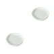 thumbnail image 3 of Advancent Bandeja de flores Platillo para plantas Borde Dureza decorativa Atractivo Decoraciones para exteriores Oficina Plataforma de soporte Blanco 2piezas, 3 of 6