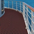 thumbnail image 2 of ToppiJoy 94.5*35.5in EVA Boat Flooring Foam, Rhombic Pattern Non-Slip Grip Mat Supports Free Cutting, Self-Adhesive Flooring for Motorboat RV Yacht Kayak Swim Platform(Black+Red), 2 of 14