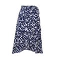 thumbnail image 4 of Vestido con estampado de flores a la moda para mujer Falda con diseño de arrugas irregulares de frenillo de una pieza de cintura alta Wmkox8yi  FGJ2184, 4 of 4