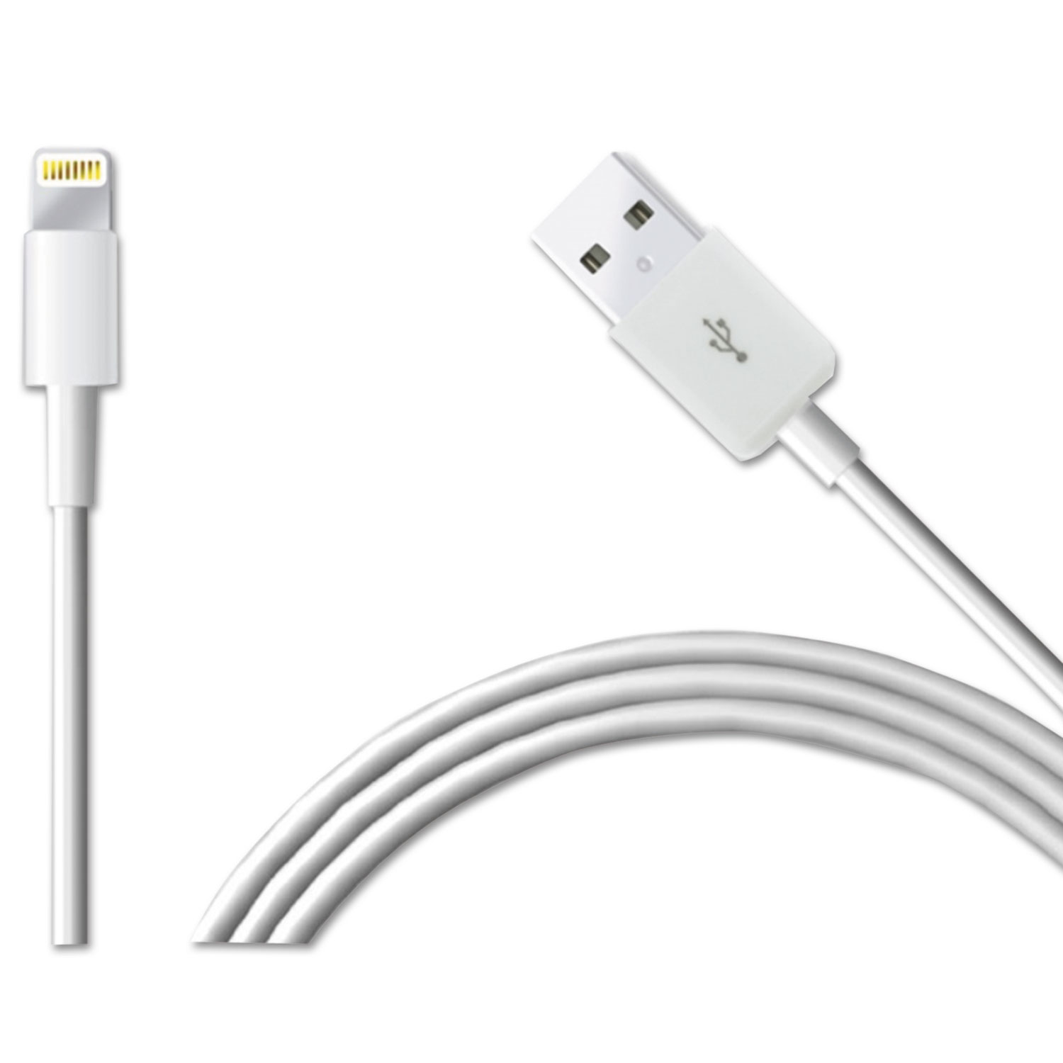 Bytech Apple Lightning Cable, 10 Ft, White - image 2 of 2