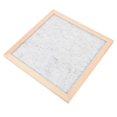 thumbnail image 2 of Light Grey DIY Message Board Synthetic Material for Baby's Work and Home Display 17.5 x 13.5 inches, 2 of 3