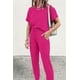 thumbnail image 3 of Conjunto Deportivo PRETTYGARDEN 2025 de Dos Piezas para Mujer, Color Rojo Rosado, Talla S, 3 of 6