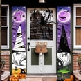 thumbnail image 4 of Halloween Decorations, Welcome Halloween Banners Porch Signs for Front Door Indoor Outside Yard Party Supplies, 4 of 6