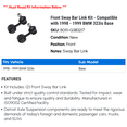 thumbnail image 2 of Front Sway Bar Link Kit - Compatible with 1998 - 1999 BMW 323is Base, 2 of 2