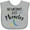 AC-Heather Grey, variant on Inktastic No Mistakes, Just Miracles Down Syndrome Awareness Boys or Girls Baby Bib