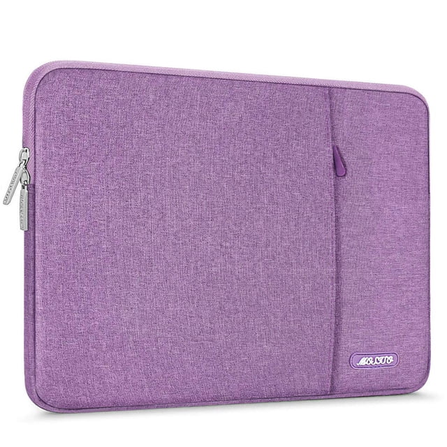 Funda para portátil MOSISO de 13,3 pulgadas de poliéster violeta claro