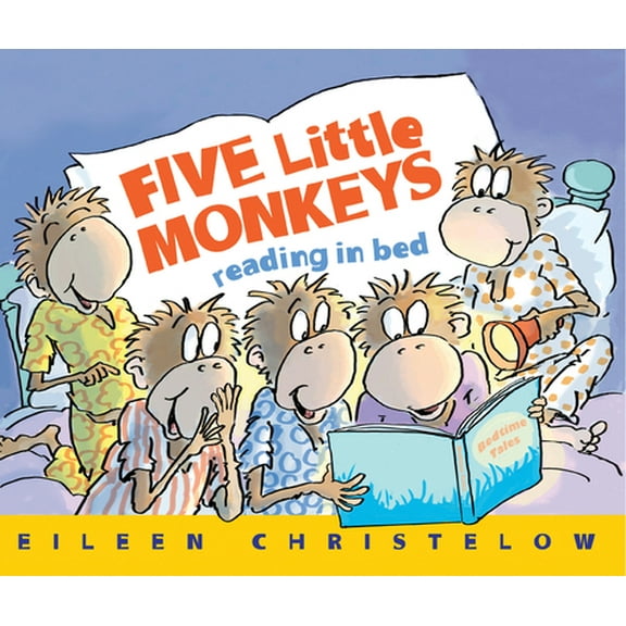 Pre-Owned Five Little Monkeys Reading in Bed (Paperback) 0544488008 9780544488007