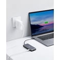 thumbnail image 4 of Hub USB-C Anker 555 Gris con Lector de Tarjetas y Soporte 4K, 4 of 5