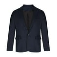 thumbnail image 4 of YLSDY Linen Blazer Men Summer Casual Business Suit Jackets with Pockets Lightweight Sports Linen Suit Jacket for Men Navy M, 4 of 5