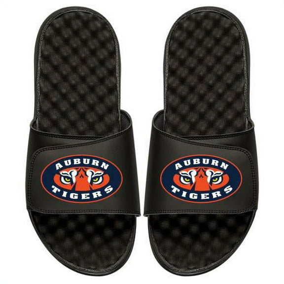 Men's ISlide Black Auburn Tigers Logo Slide Sandals