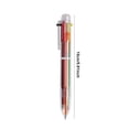 thumbnail image 3 of Yunuuuoa 6-in-1 Multicolor Retractable Ballpoint Pen, 0.7mm Fine Point Writing Pens for Office, School, Students, Smooth Ink Gel Pens, Bulk Pack, Click Pens, Gifts, Supplies, 3 of 9