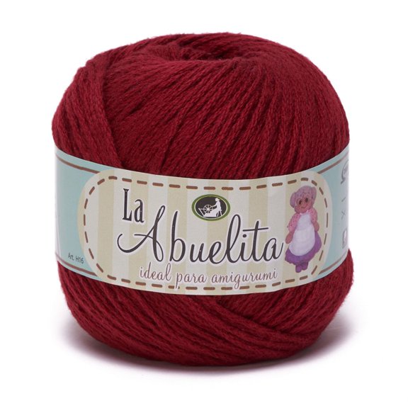 LA ABUELITA [50grs] by Omega - Ideal for Amigurumi 100% NON-Mercerized Cotton Yarn - Color: 29-Mahogany 43