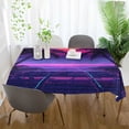 thumbnail image 3 of Yayeee Tablecloths 60" x 108" Rectangle Wrinkle Resistant Party Table Cover, Pink Digital Art, 3 of 8