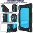 thumbnail image 2 of for Lenovo Tab P11 2nd Gen Case 11.5" TB350FU / TB350XU 2023 Hybrid Shockproof Protective Case Hard Shell Built in Kickstand Shoulder Strap for 11.5 inch Lenovo Tab P11 Gen 2 (Black+Blue), 2 of 6