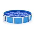 thumbnail image 2 of Solar Sun Rings UV Resistant Swimming Pool Spa Heater Circular Solar Cover, Blue, 2 of 4