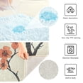 thumbnail image 3 of Yayeee Bath Rug for Bathroom Floor Non Slip Rectangle Fluffy Soft Absorbent Mat, 16"x24", Light Red Flowers, 3 of 7