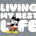 thumbnail image 3 of Mickey & Friends - Living My Best Life - Toddler And Youth Short Sleeve Graphic T-Shirt, 3 of 5
