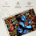 thumbnail image 6 of Elephant Stock Beautiful Krishna Wall Art - Horizontal Canvas Wall Art - Living Room Wall Decor - Religion And Spirituality Canvas - Orange And Blue Decor - 45" x 30", 6 of 8