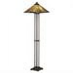 63H Knotwork Mission Floor Lamp