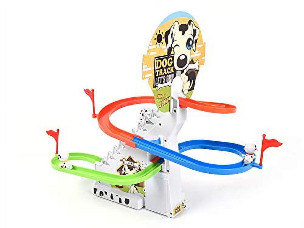 USToyOutlet Dog Days Puppy Track Racer - White