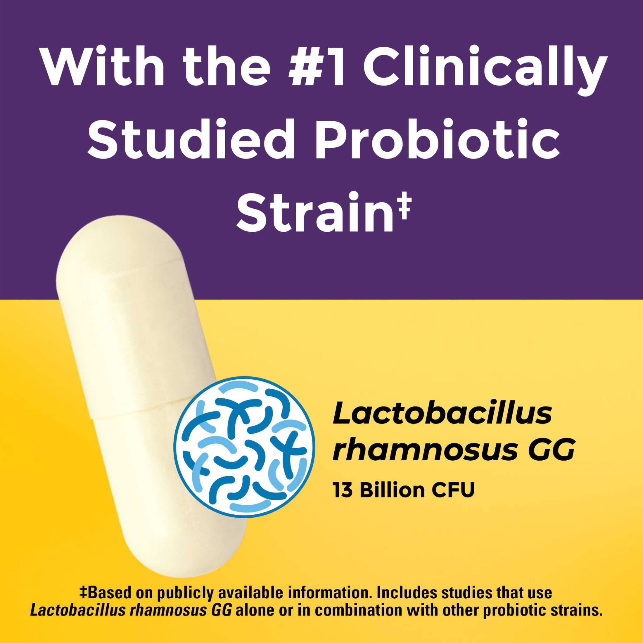 Nature Made Probiotics Extra Strength 15 Billion CFU from Live Cultures Capsules, 30 Count