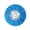 Blue, variant on 8" 5/8" Arbor 12-Layer High-Airflow Hard Polishing Wheel | For Angle Grinders, High-Strength Design, Single Piece in Multiple Colors
