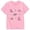 Pink, variant on Gyujnb Fashionable Casual Western Print Round Neck Short Sleeved T Shirt Top (Girls),3-4 Years