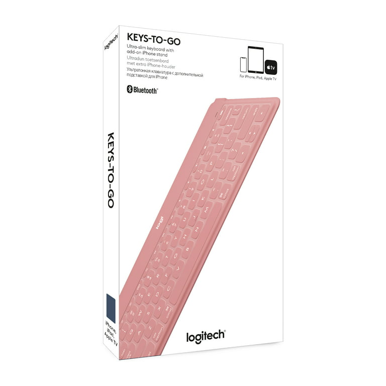 Logitech Keys-To-Go Keyboard, Pink