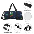 thumbnail image 6 of Fotbe Dinosaur Astronaut Space Surfing Pattern Foldable Sports Gym Bag with Wet Dry Pocket, Ultralight Travel Bag, Large Capacity Duffel Bag, Splash Proof Carry on Bag, Overnight Bag, Weekender Bag, 6 of 8
