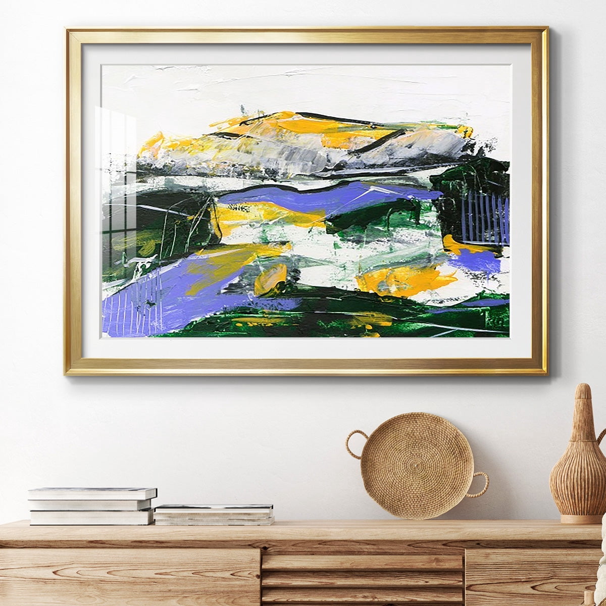 Silent Mountain I Premium Framed Print - Ready to Hang