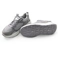 thumbnail image 3 of Elecsop Sneakers for Women, Fashion Platform Mesh Womens Sneakers, Lace Up Comfortable Athletic Running Shoes for Walking Running Hiking, Grey, 3 of 7