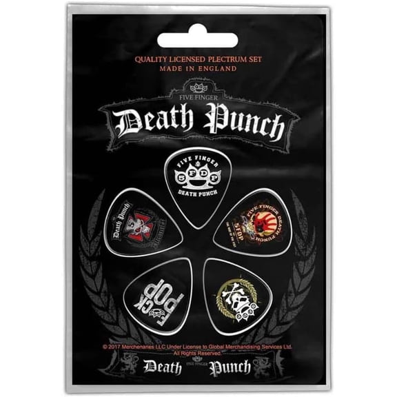 Five Finger Death Punch Guitar Picks (Set of 5)