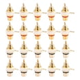 thumbnail image 2 of 20Pcs Gold Plated RCA Terminal Jack Plug for Amplifier Speaker, 2 of 5