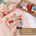 thumbnail image 3 of 50Pack Chinese Knots Sewing Buttons Closure, Fabric Ball Buttons Frog Button Sewing Fasteners Knots for DIY Costumes Outfit Cheongsam Tang Suit, White, 3 of 7