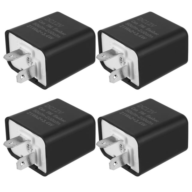4pcs Motorbike Turn Signal Control de retransmisión Práctica LED de giro Señal de giro Flasher Relay