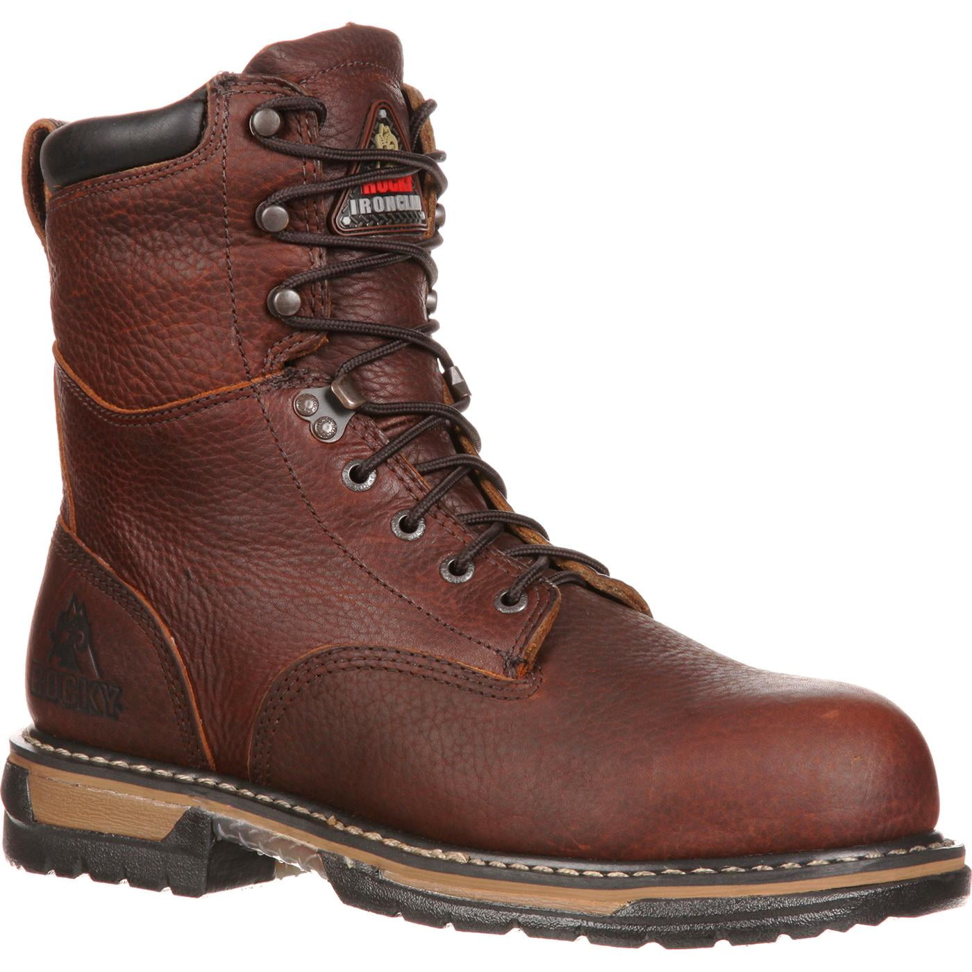 rocky square toe work boots