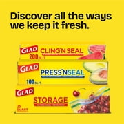Glad PressN Seal Multipurpose Sealing Food Wrap, 100 sq ft Roll