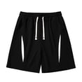 thumbnail image 5 of Gytharion 2 Piece Summer Outfits for Men Soild Color Crew Neck Tees and Pocketed Drawstring Shorts Sets Fashion Casual Outfits, 5 of 8