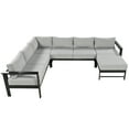 thumbnail image 3 of Newboti Furniture U-shaped multi-person outdoor sofa set, suitable for gardens, backyards, and balconies. 86151, 3 of 16