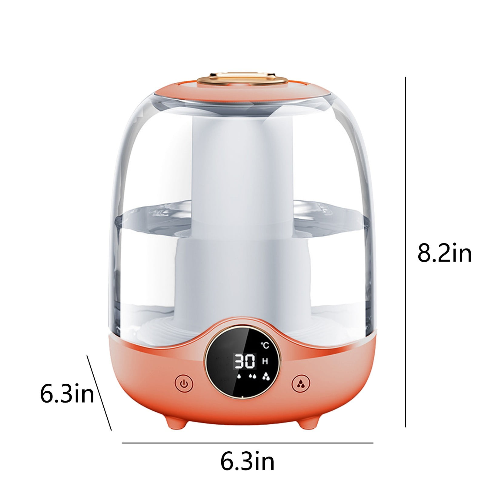 ufeghfjh 3LHumidifiers For Bedroom Top Cool Mist Essential Oil Diffuser Humidifiers For Family Plants Nursery Humidifier For Large Room Last Up To 10Hours Colorful Light
