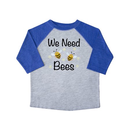 

Inktastic Beekeeping We Need Bees Gift Toddler Boy or Toddler Girl T-Shirt