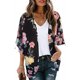thumbnail image 5 of Sonducket Verano mujer Tops media manga cubrir frente abierto ropa viaje portátil al aire libre Casual ocio poliéster blusa regalo Type8 NO8, 5 of 6
