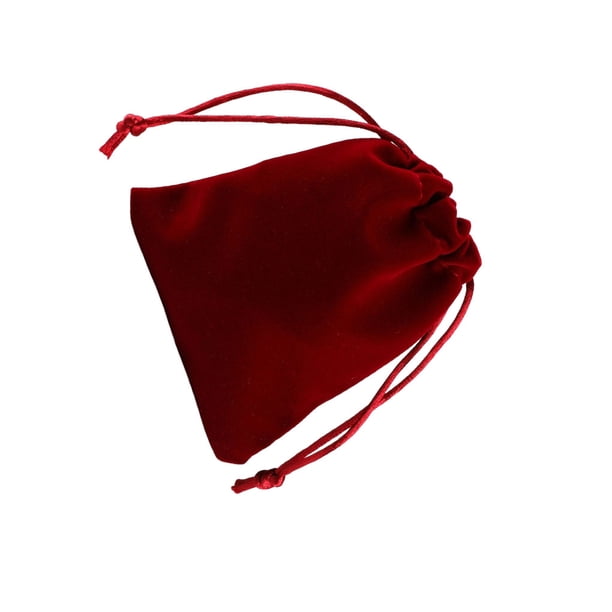 Naiovety Bolsa con cordón Almacenamiento Arpillera Empaquetado Regalo Corsé Bolsas Saco Joyas Paquete Organizar Dulces Cosméticos Monedas Almacenamiento y organización del hogar carmesí Naiovety HA075283-08