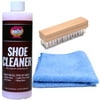 Quick N Brite Shoe Cleaner Kit for Tennis Shoes, Boots, Athletic Shoes and Sneakers, (1) 12 oz Bottle, (1) Brush, (1) Cloth