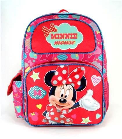 Backpack - Disney - Minnie Mouse Red Hearts New Large Bag 635510